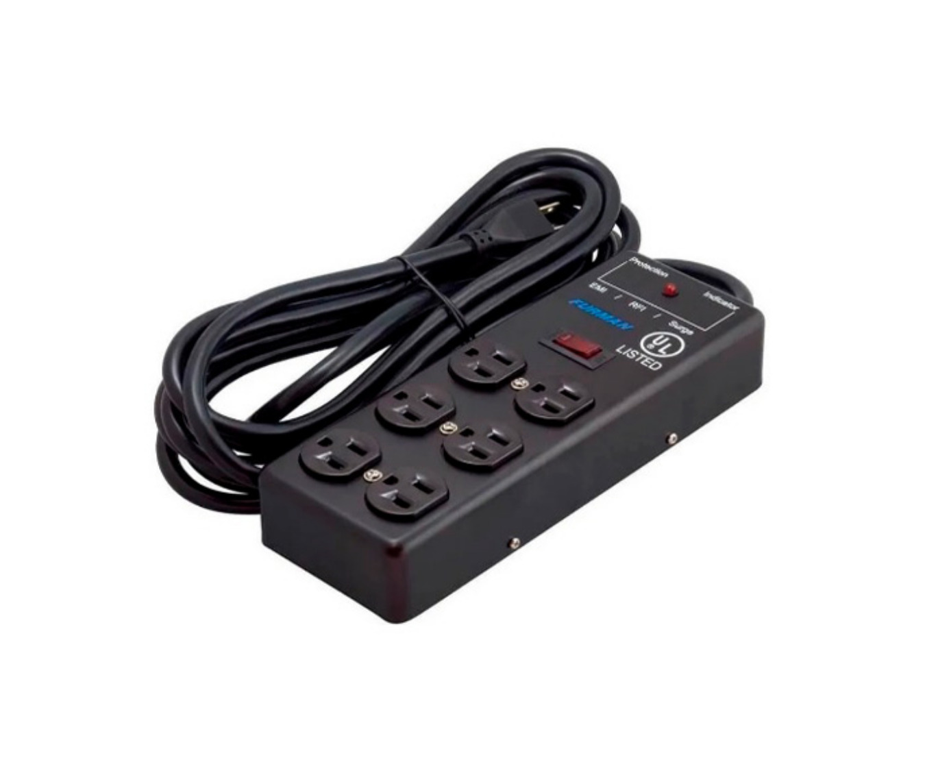 Foto 1 | Acondicionador de Corriente Eléctrica Fourman Ss-6b color Negro de 6 Contactos