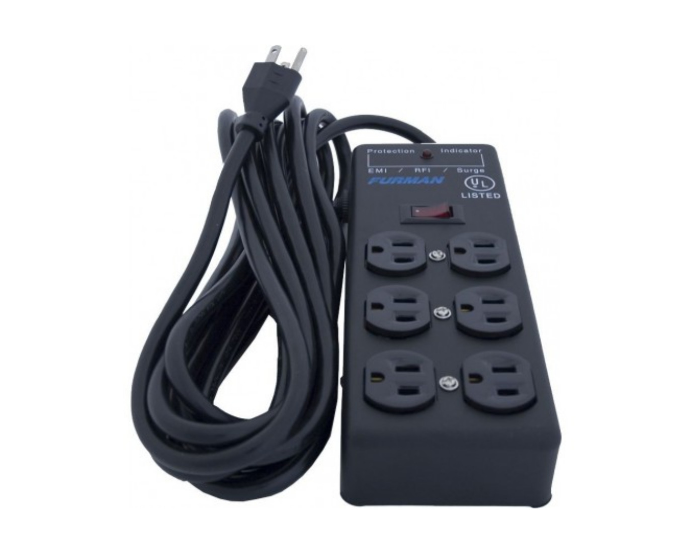 Foto 3 pulgar | Acondicionador de Corriente Eléctrica Fourman Ss-6b color Negro de 6 Contactos