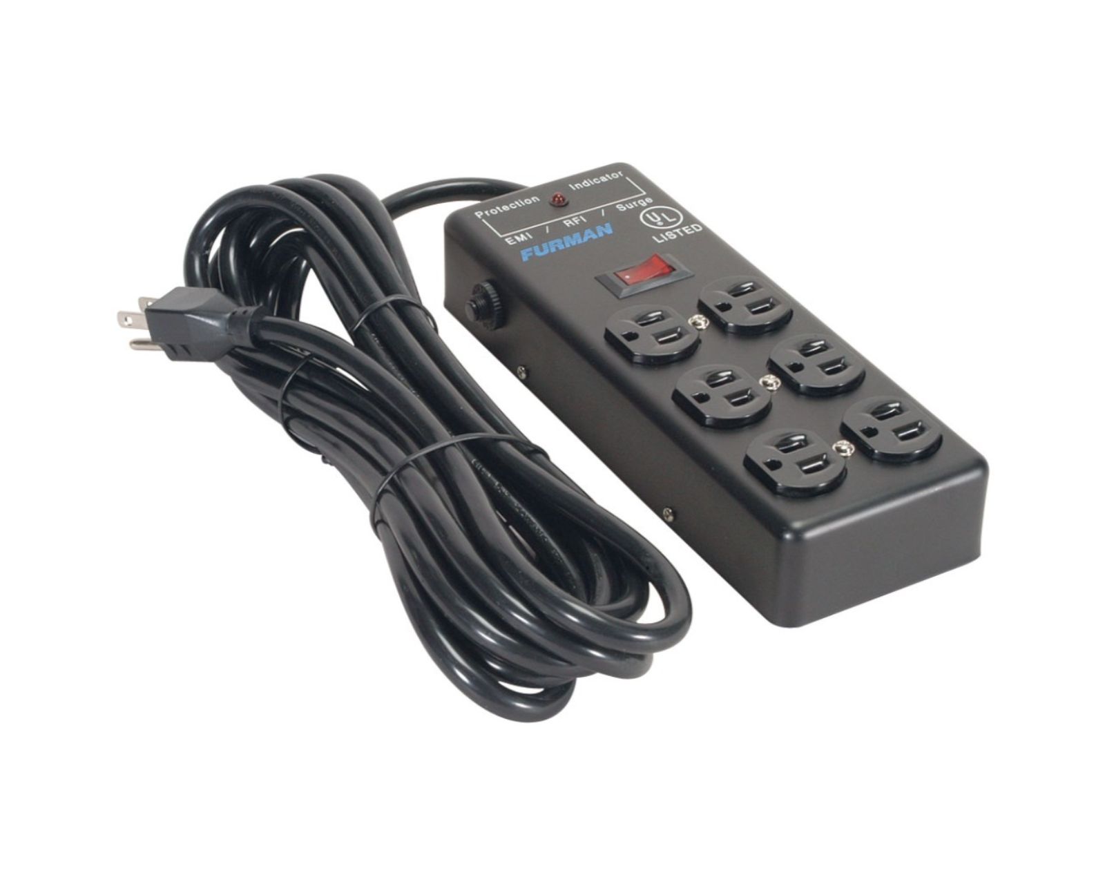 Foto 4 pulgar | Acondicionador de Corriente Eléctrica Fourman Ss-6b color Negro de 6 Contactos