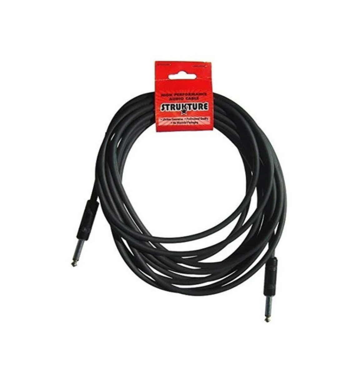 Foto 2 pulgar | Cable Instrumento Strukture Sc186r color Negro 5.7 m