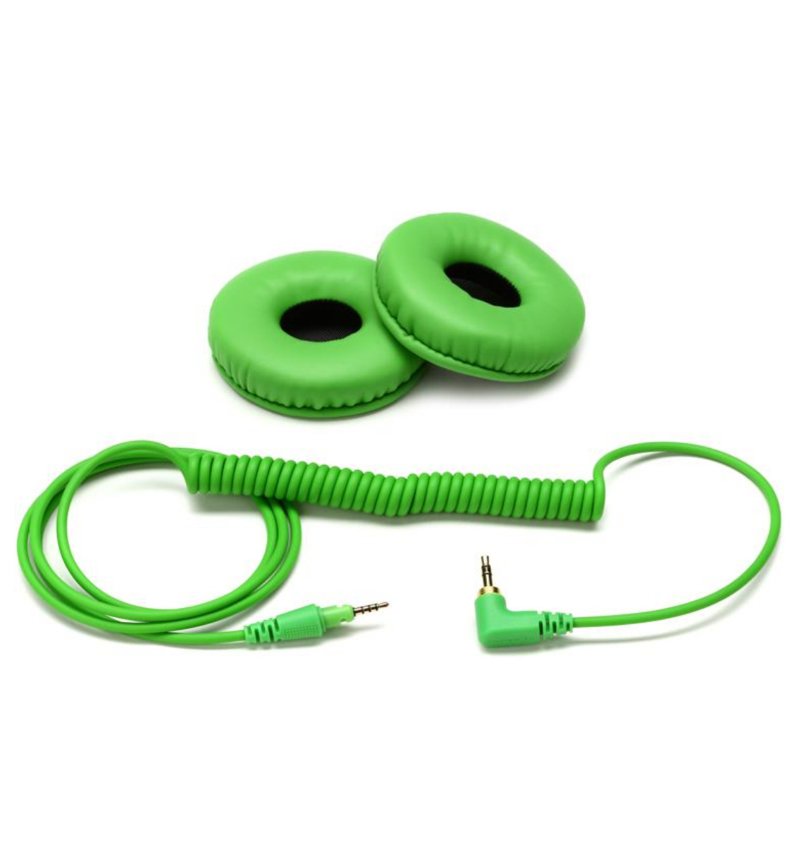 Almohadillas y Cable para Pioneer Hdj-cue1 Hccp08g Verde