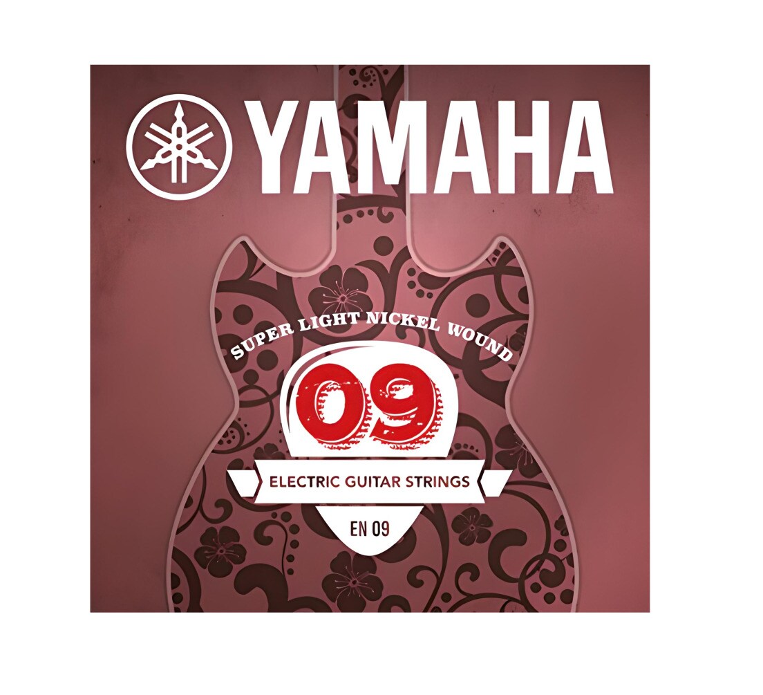 Cuerdas para Guitarra Yamaha Acústica Modelo En-09 color Vino $300