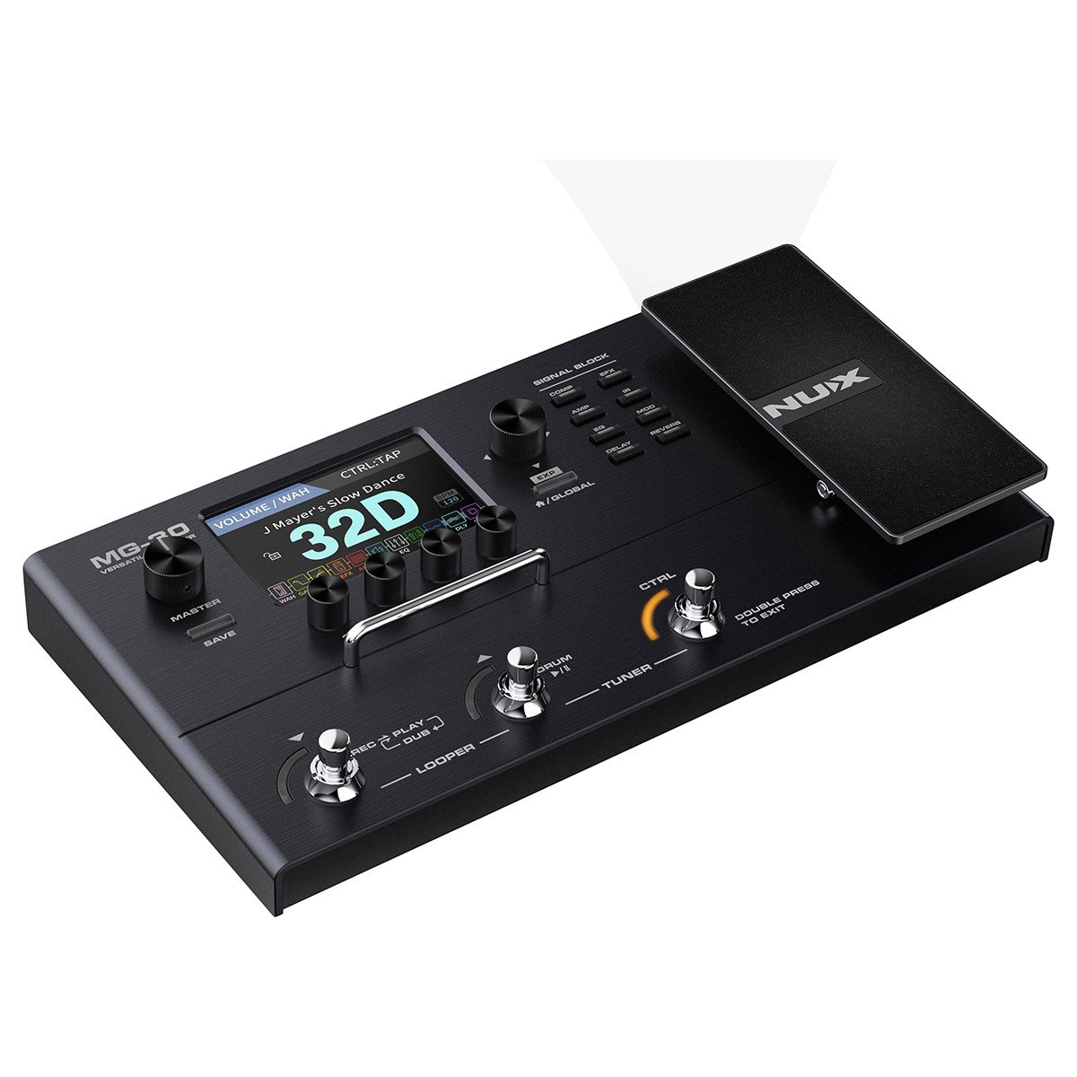 Foto 3 pulgar | Pedal de Efecto Nux Versatile Modeler Mg-30 color Negro