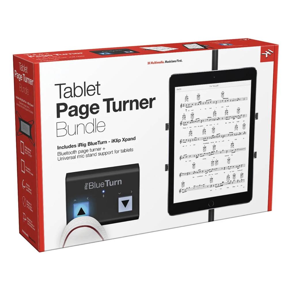 Foto 2 | Controlador y Clip IK Multimedia Tablet Page Turner Bundle Negro