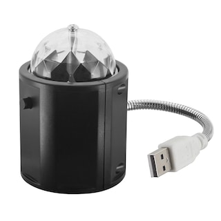 Foto 1 | Luz Led Usb Bola Disco Genérico Prolux Rgb Rotating Lamp S002