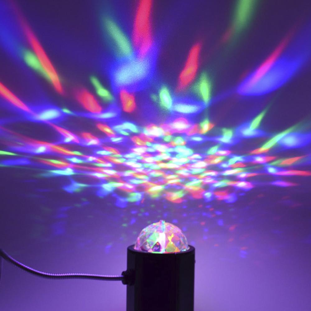Foto 4 | Luz Led Usb Bola Disco Genérico Prolux Rgb Rotating Lamp S002