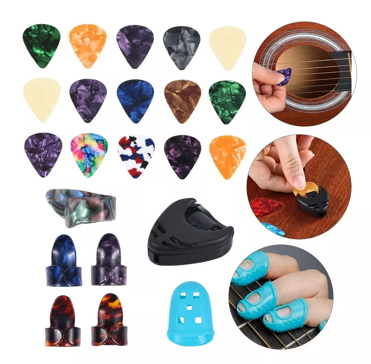 Foto 3 pulgar | Kit de Cuerdas y Accesorios para Guitarra Belug 70 Piezas