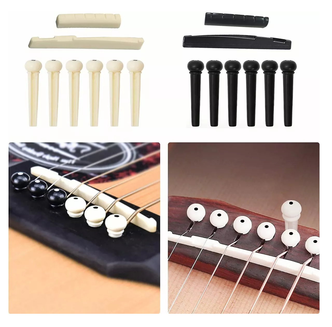 Foto 5 pulgar | Kit De Accesorios Para Guitarra Acustica Cuerdas 66 Unidades Multicolor