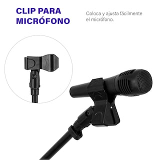 Foto 5 | Pedestal De Tripie Zonar Enzo Para Micrófono Ajustable C/ Base Para Ipad Color Negro