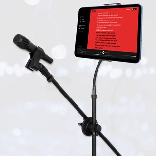 Foto 7 | Pedestal De Tripie Zonar Enzo Para Micrófono Ajustable C/ Base Para Ipad Color Negro
