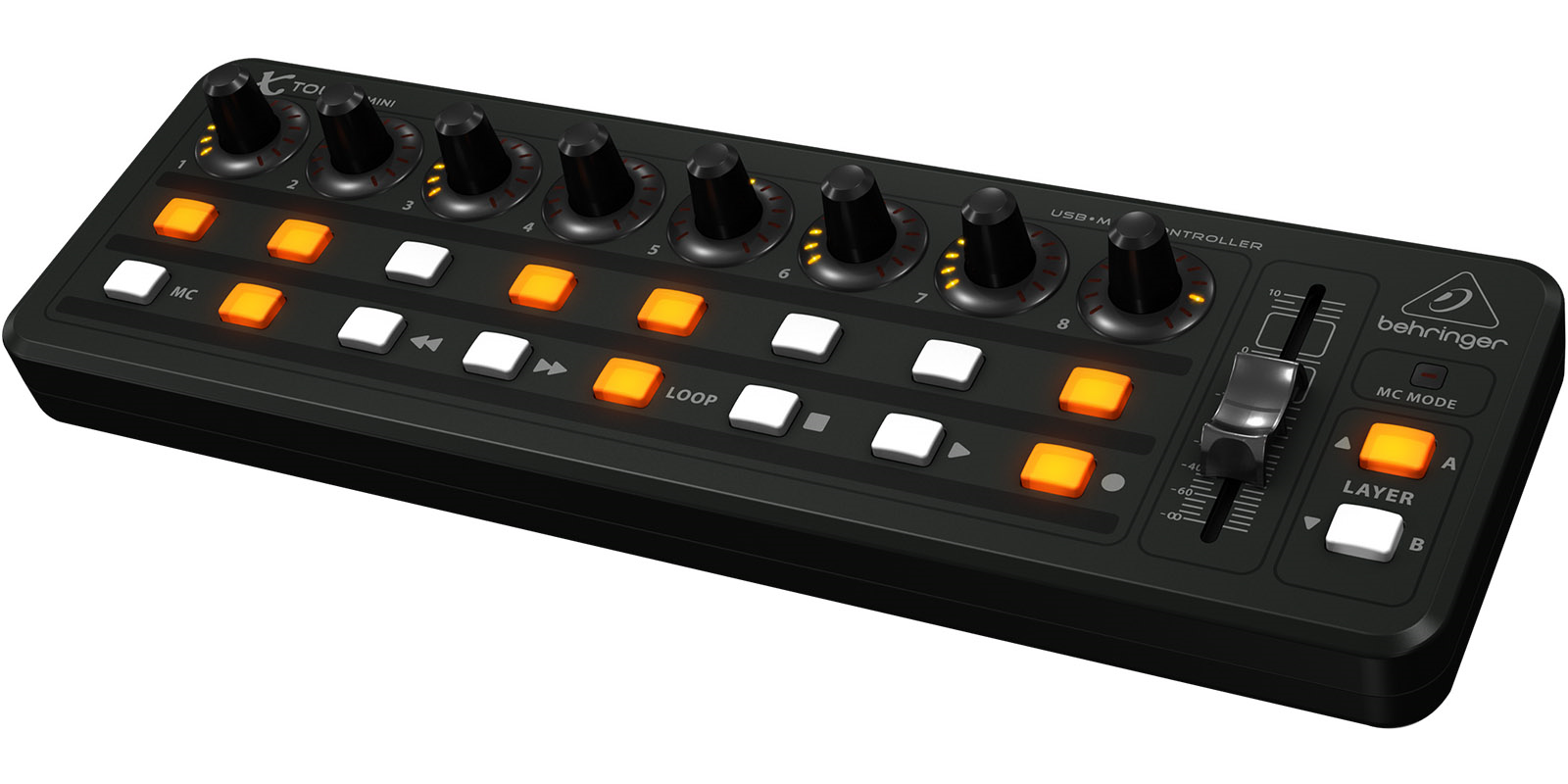 Foto 4 pulgar | Behringer X-touch Mini Superficie De Control Midi/usb