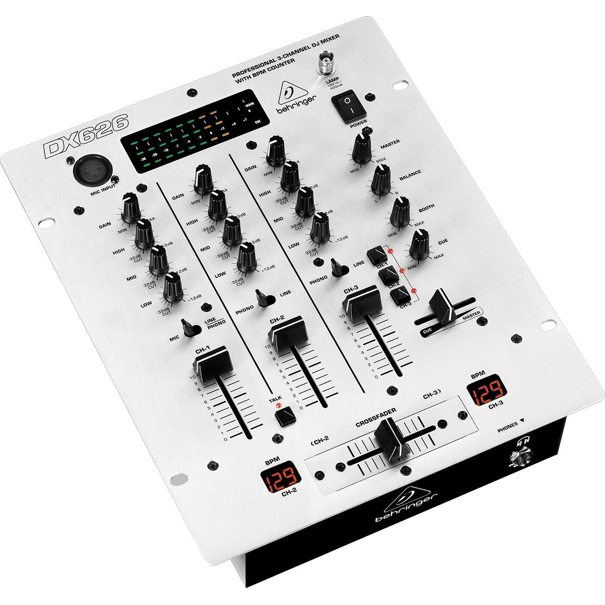 Mezcladora para Dj 3 Canales Behringer Dx626 Mixer