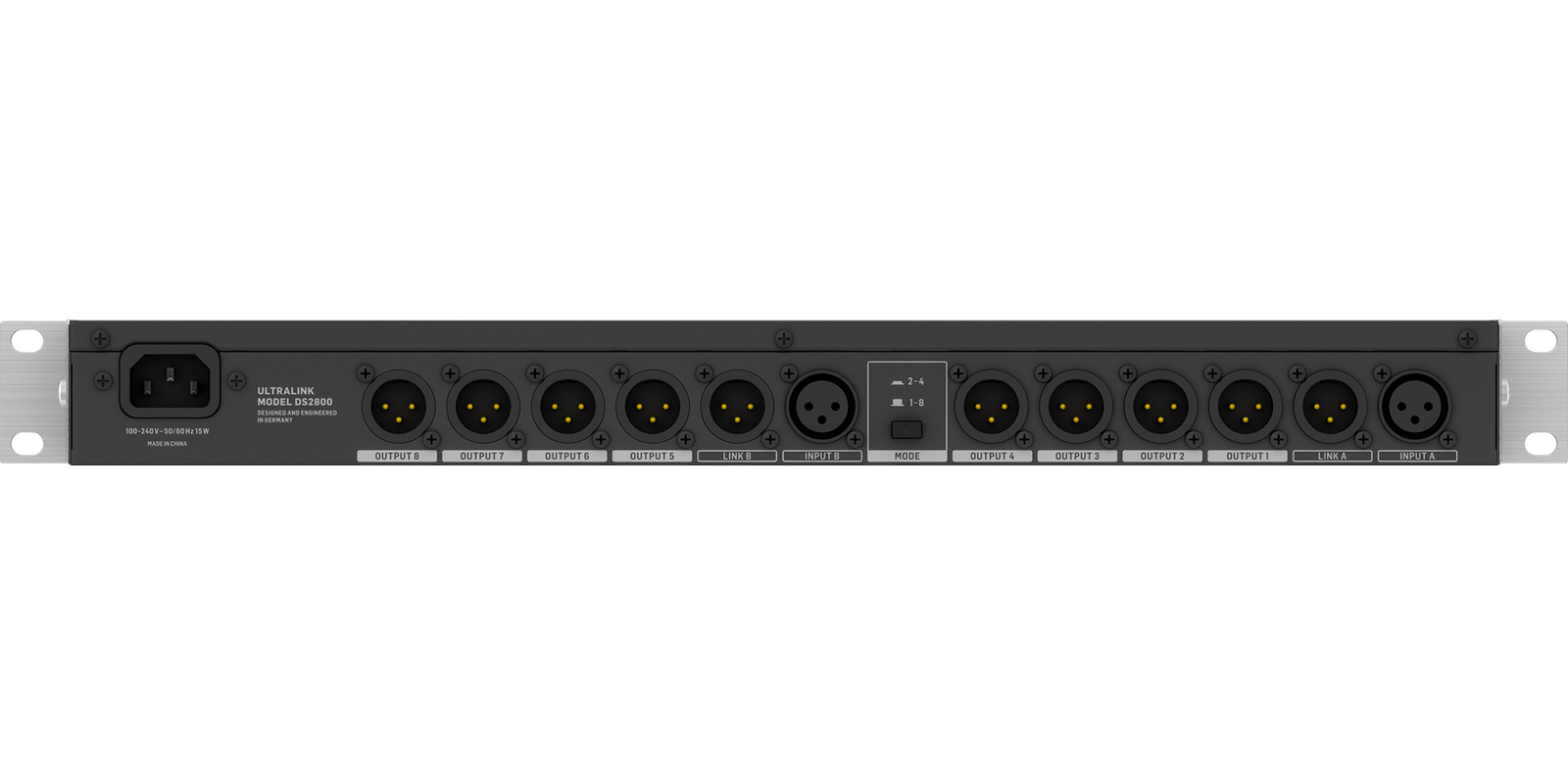 Foto 4 | Behringer Ds2800 Distribuidor De Señal 2 Entradas 8 Salidas