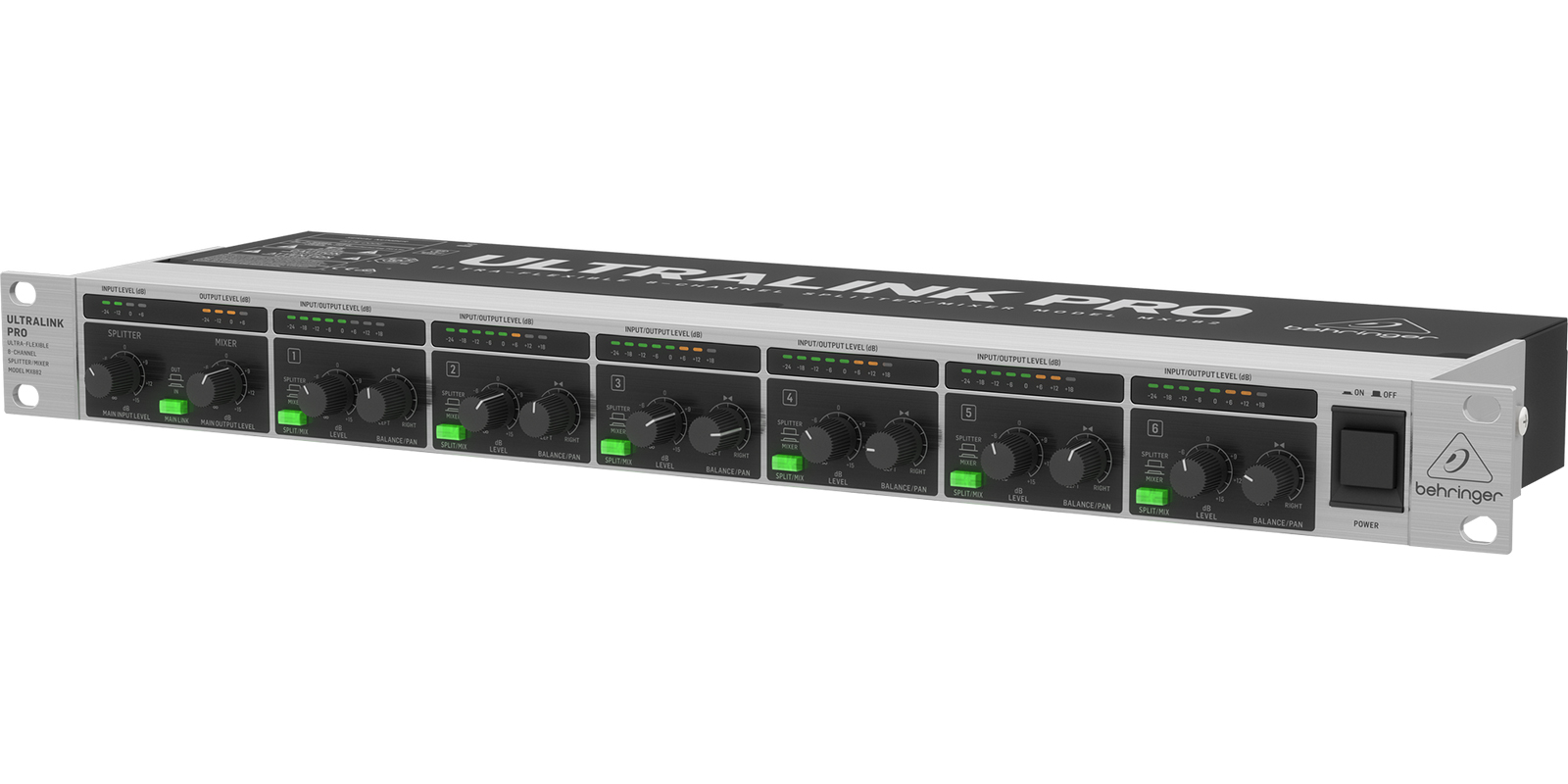 Behringer Mx882 V2 Mezcladora Splitter De Rack 8 Canales