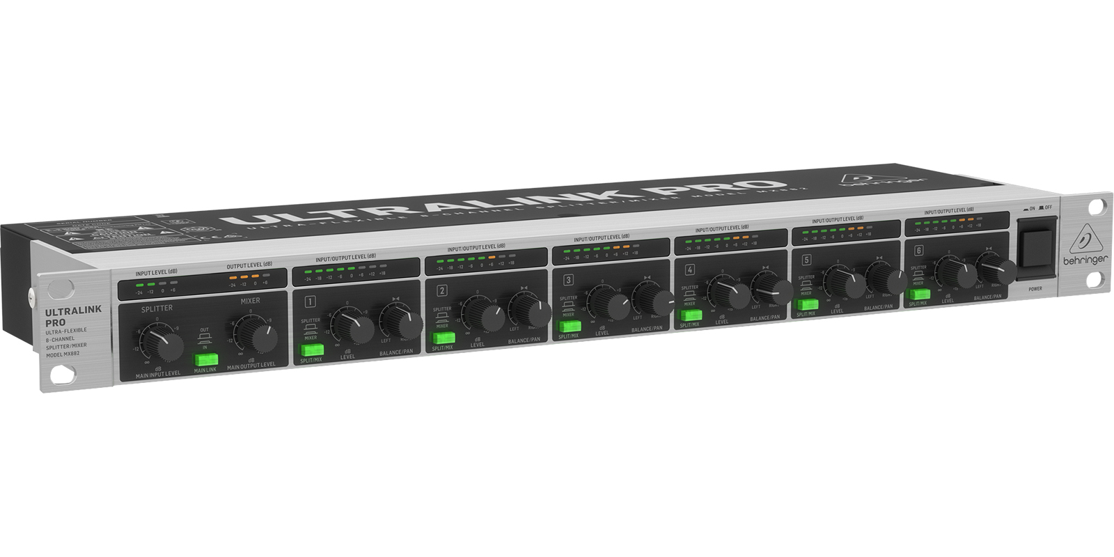 Foto 3 | Behringer Mx882 V2 Mezcladora Splitter De Rack 8 Canales