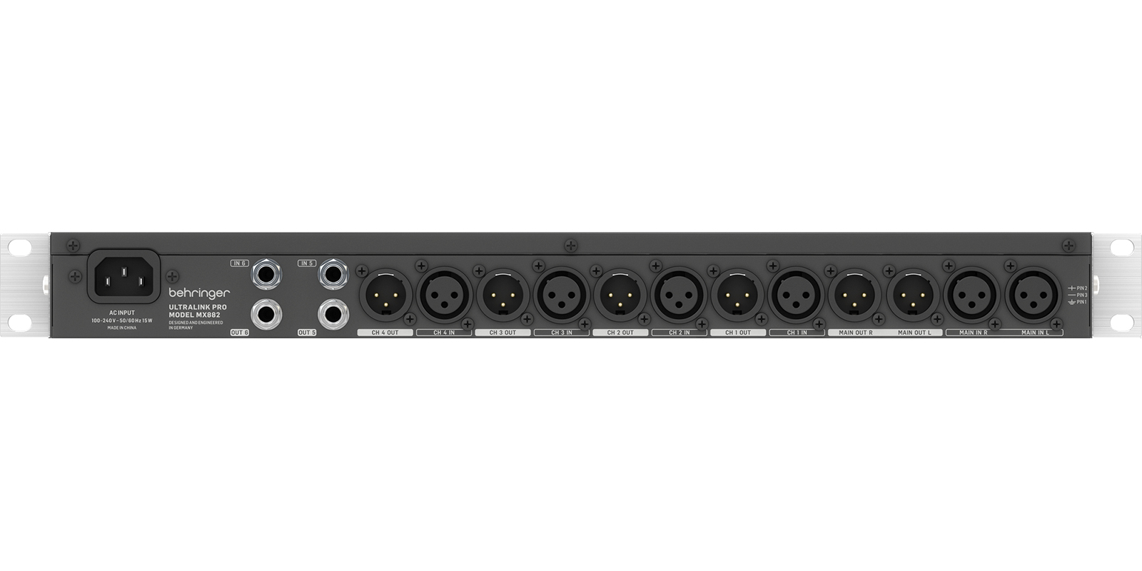 Foto 5 pulgar | Behringer Mx882 V2 Mezcladora Splitter De Rack 8 Canales