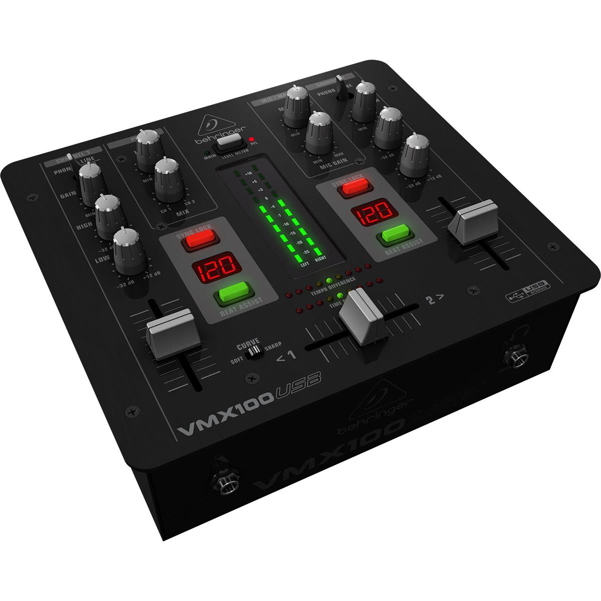 Behringer Vmx100usb Mezcladora Para Dj 2 Canales Usb