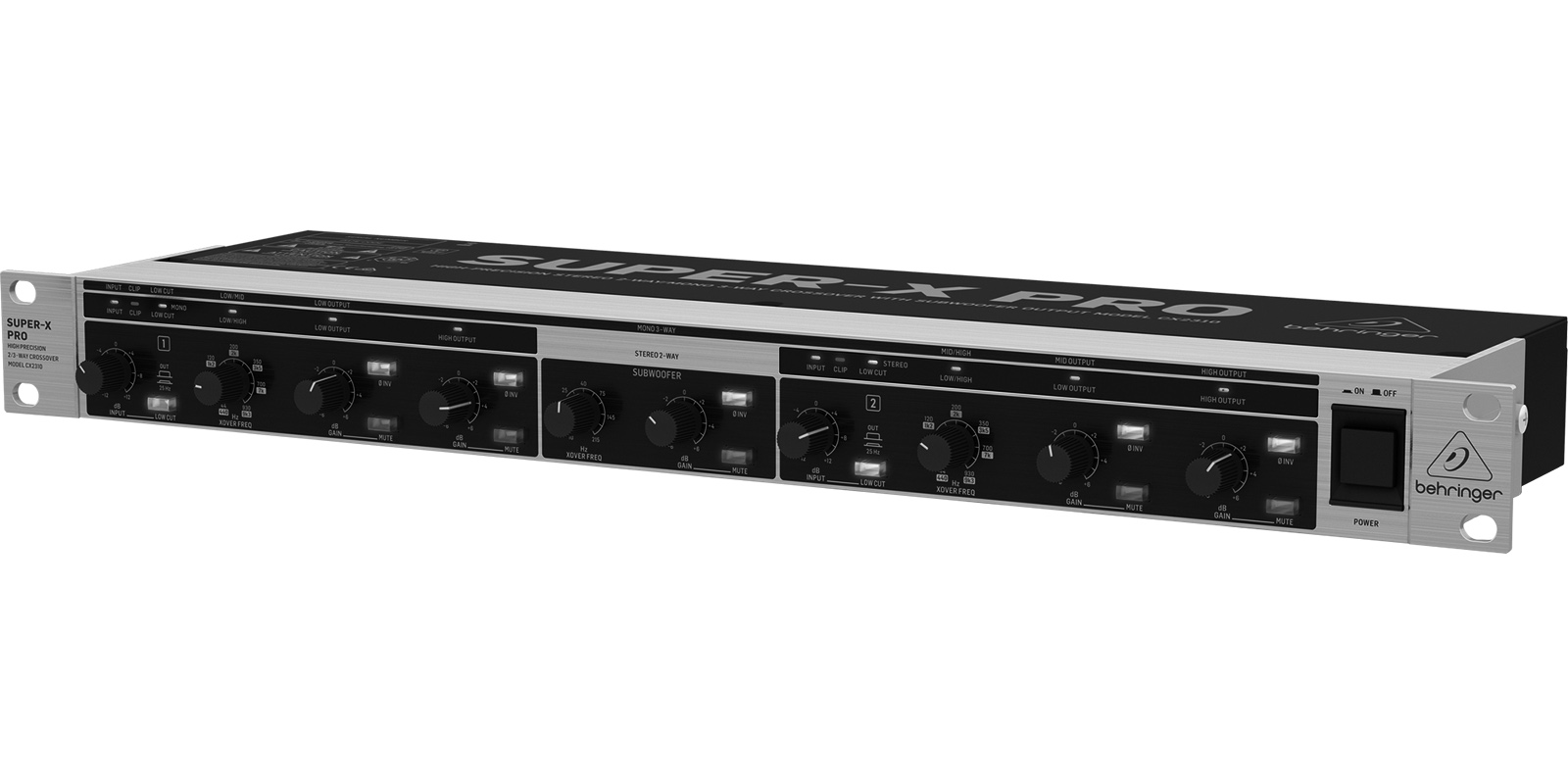 Behringer Cx2310 V2 Crossover 2 Vías Estéreo / 3 Vías Mono