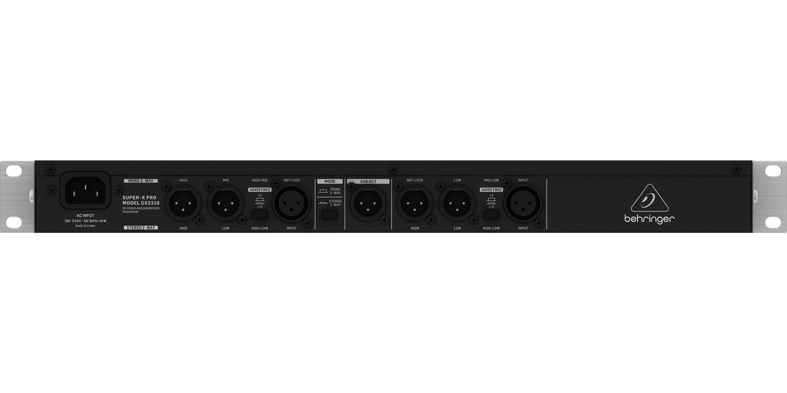 Foto 4 | Behringer Cx2310 V2 Crossover 2 Vías Estéreo / 3 Vías Mono