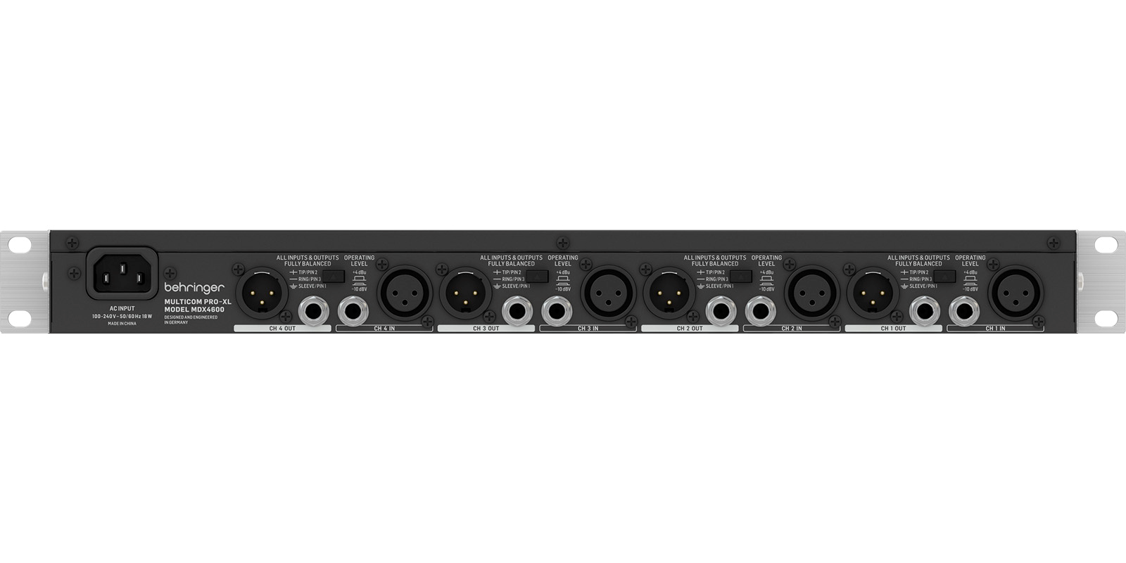 Foto 4 | Behringer Mdx4600 V2 Compresor Limitador De Audio 4 Canales