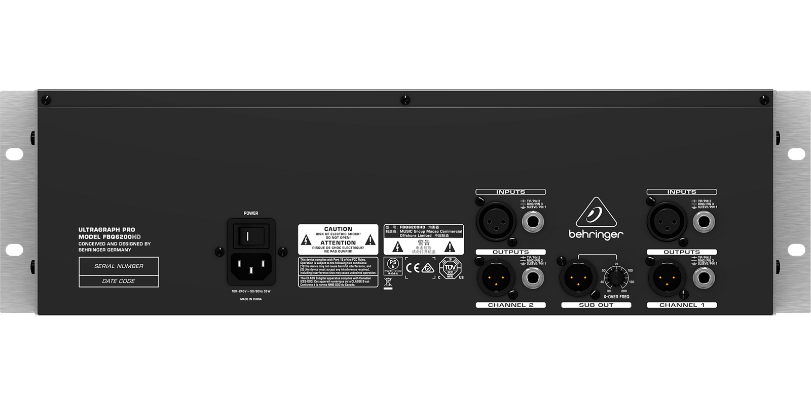 Foto 5 pulgar | Behringer Fbq6200hd Ecualizador Gráfico 31 Bandas Estéreo Hd