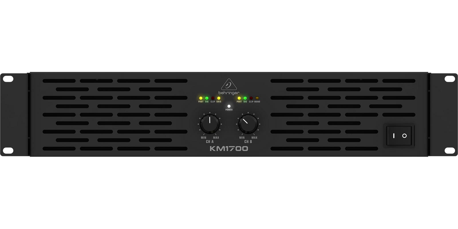 Behringer Km1700 Amplificador Estéreo De Potencia 1700 Watts