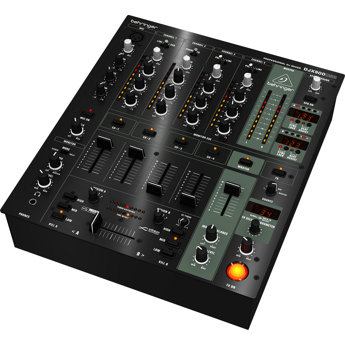 Foto 3 | Behringer Djx900usb Mezcladora Para Dj 5 Canales Usb