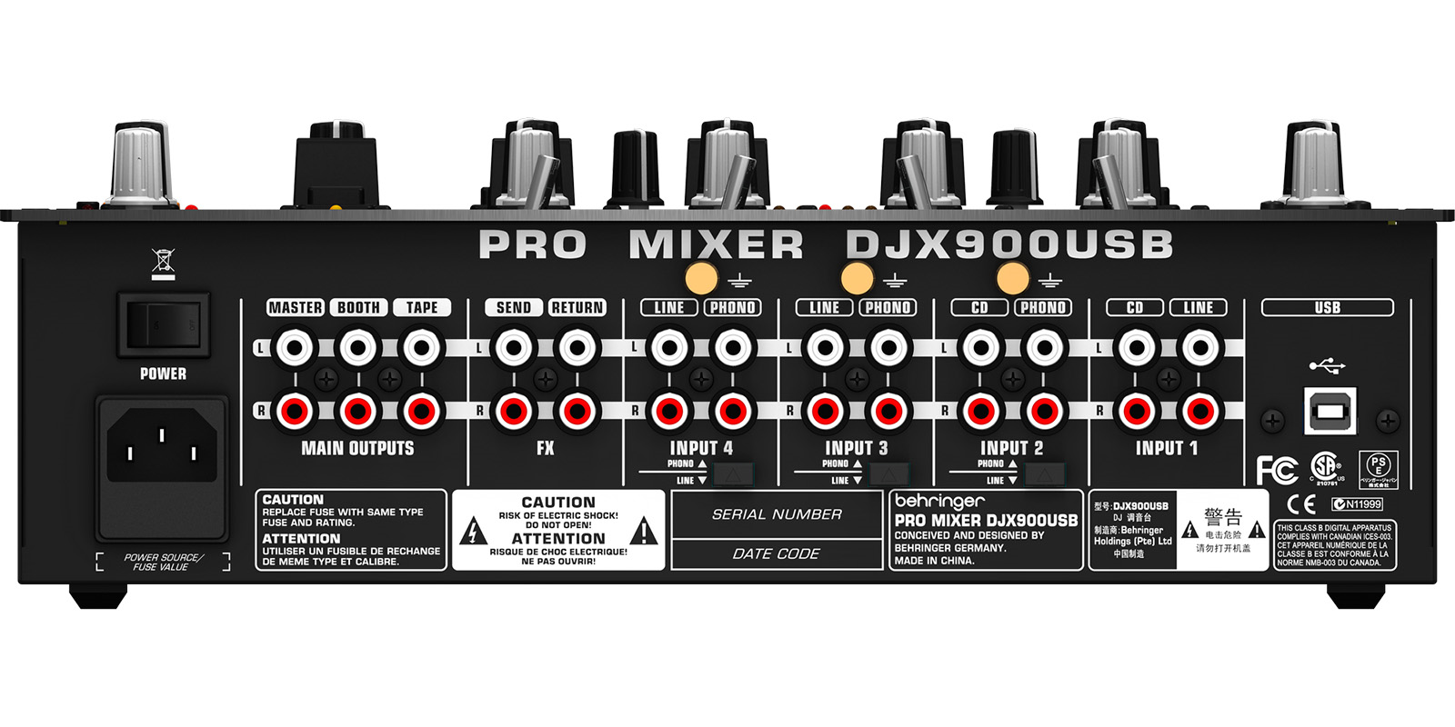 Foto 5 pulgar | Behringer Djx900usb Mezcladora Para Dj 5 Canales Usb