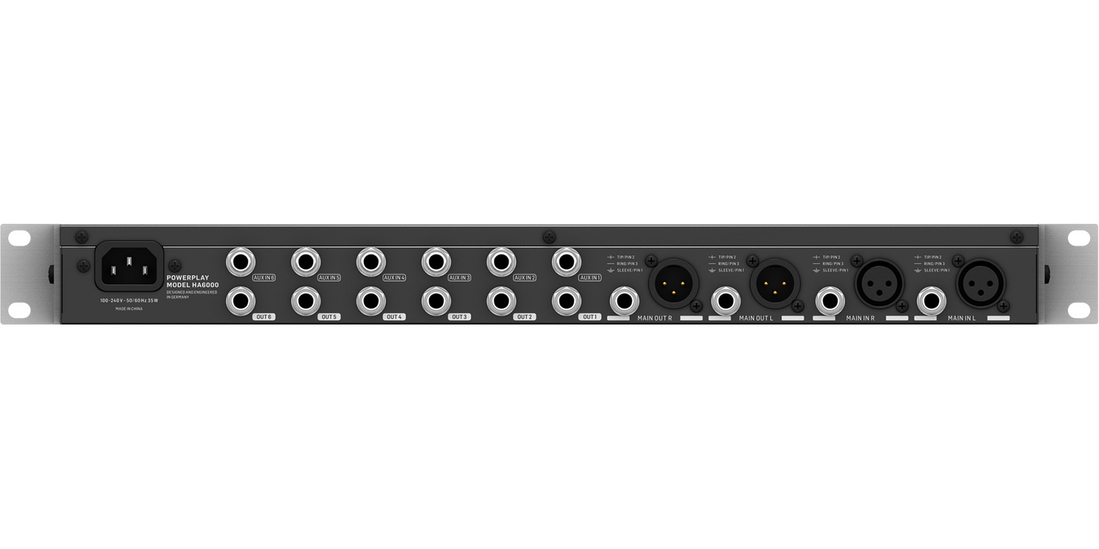 Foto 4 | Behringer Ha6000 Amplificador De Rack Audífonos 6 Canales