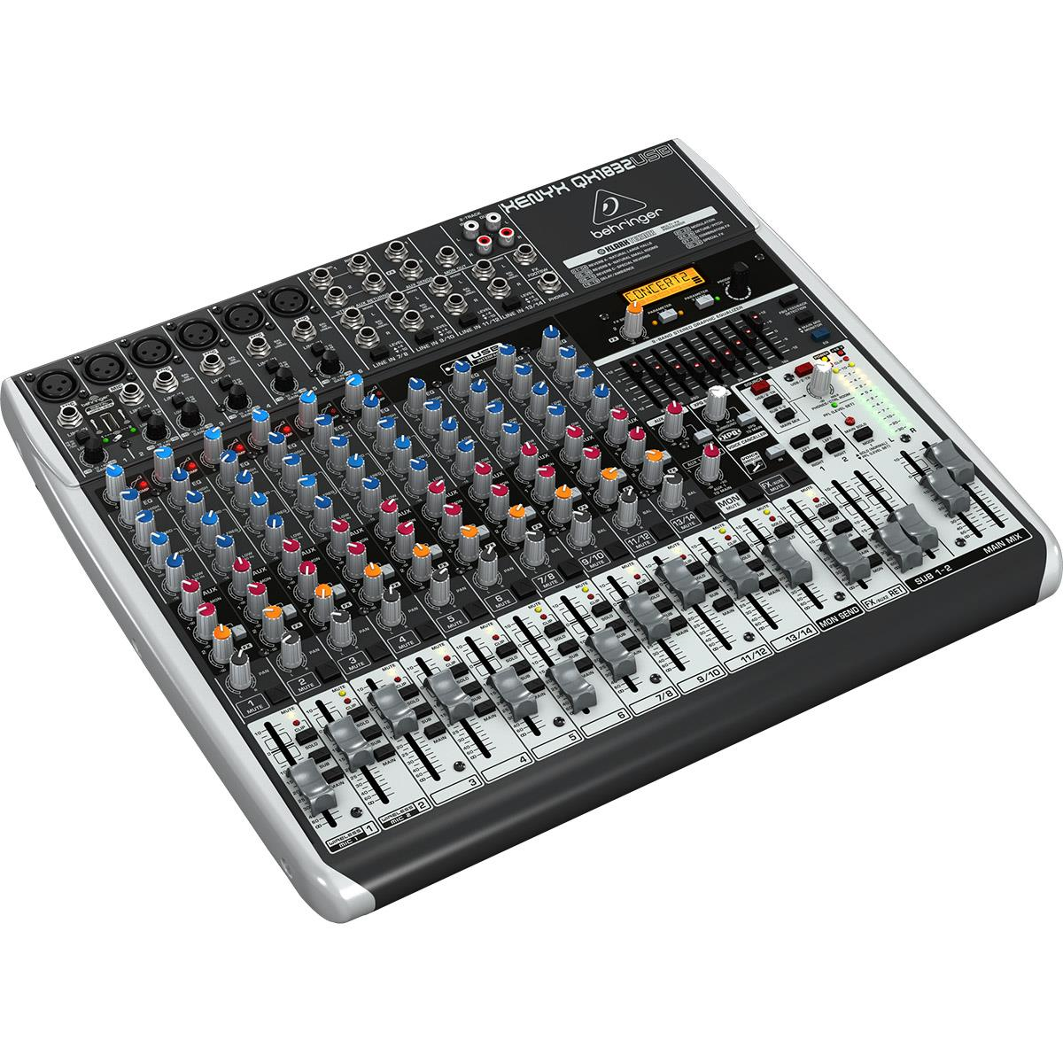 Behringer Qx1832usb Mezcladora 18 Canales Interface Usb