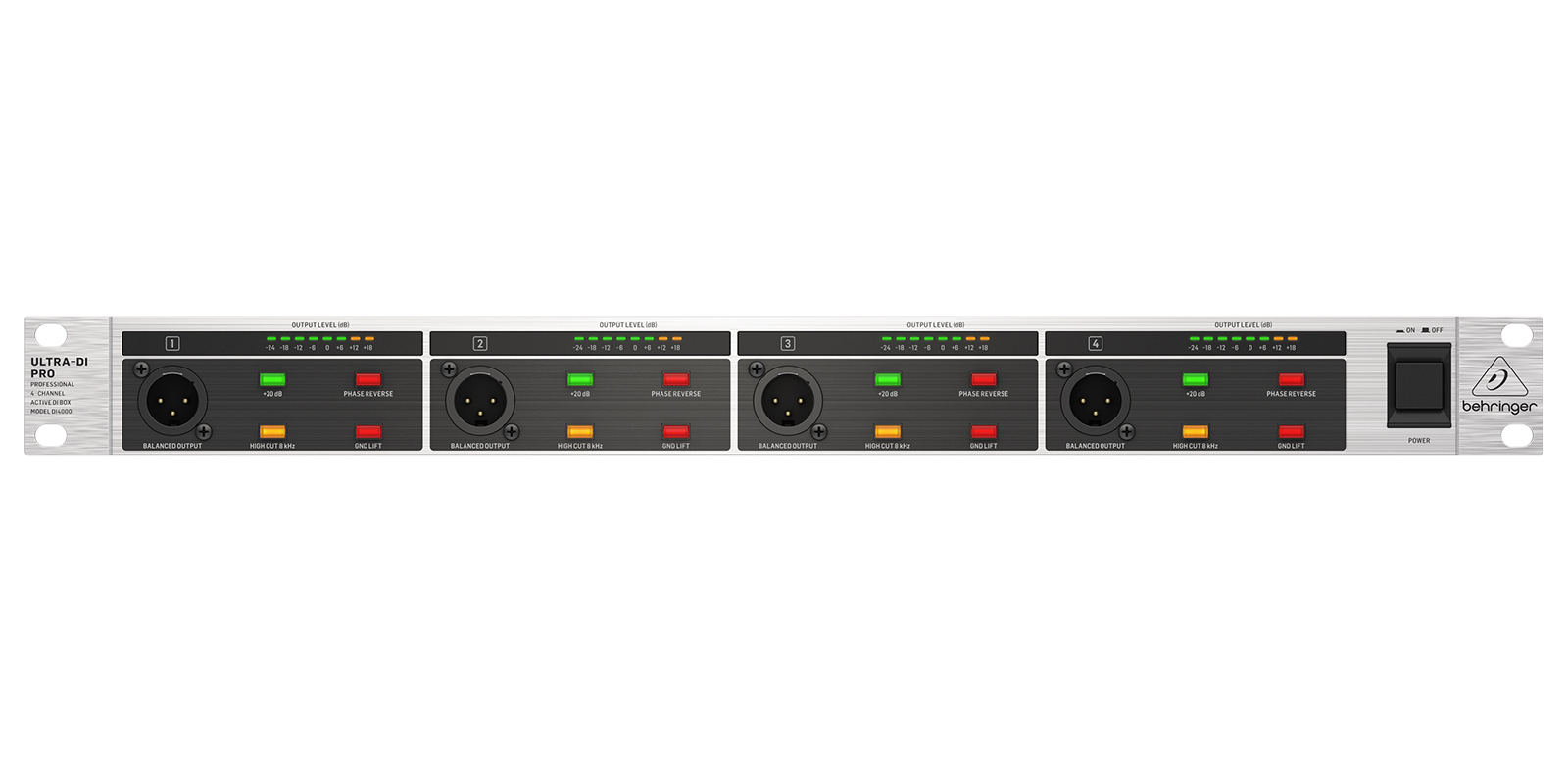 Foto 1 | Behringer Di4000 V2 Caja Directa De Rack 4 Canales