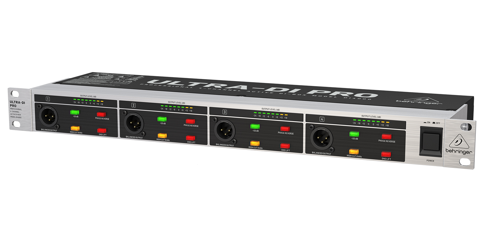 Foto 3 | Behringer Di4000 V2 Caja Directa De Rack 4 Canales