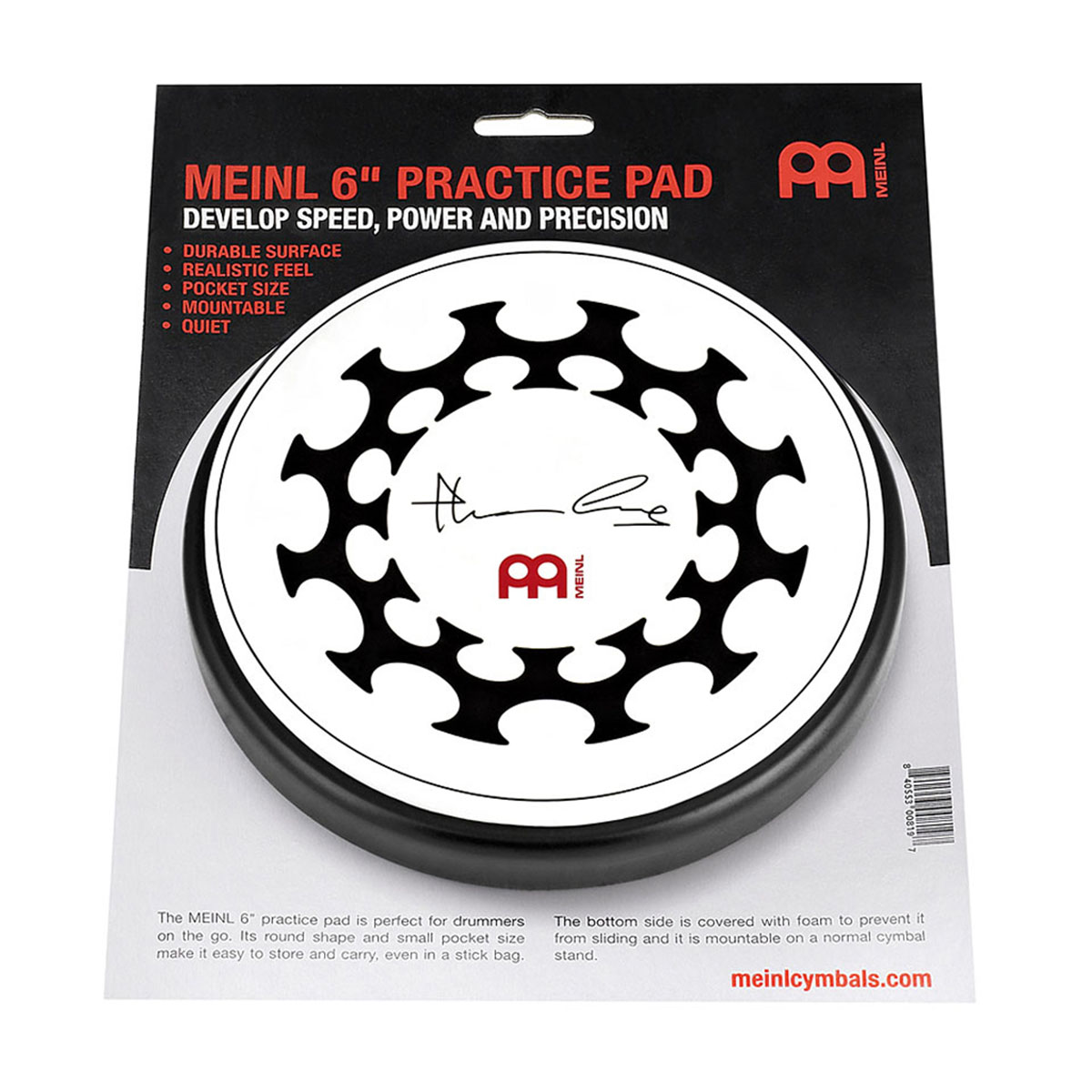 Foto 3 pulgar | Meinl Mpp-6-tl Pad Practicador 6 Pulgadas Baterista Batería