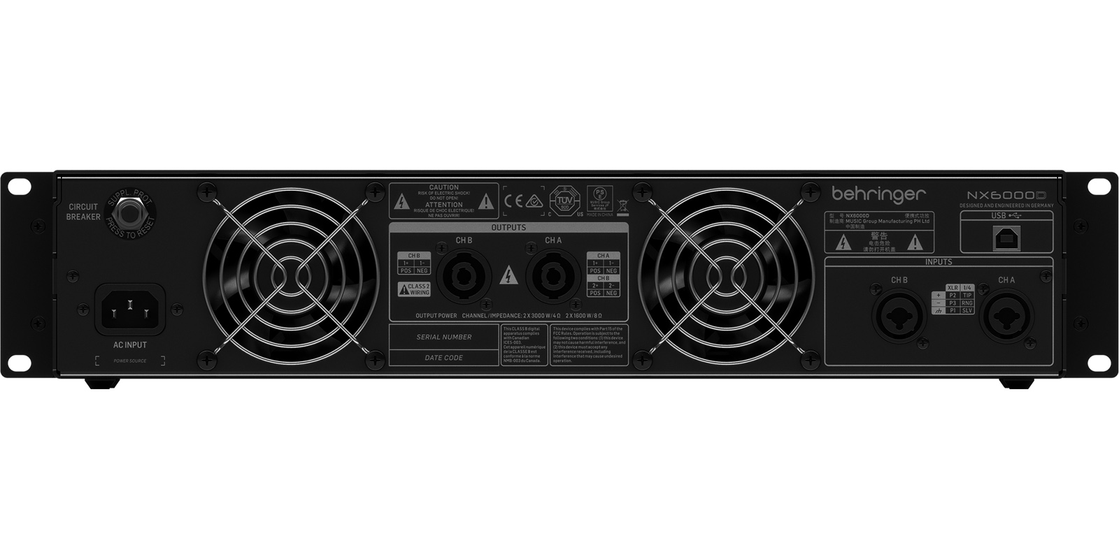 Foto 4 | Behringer Nx6000d Amplificador Potencia Clase D 6000w Dsp