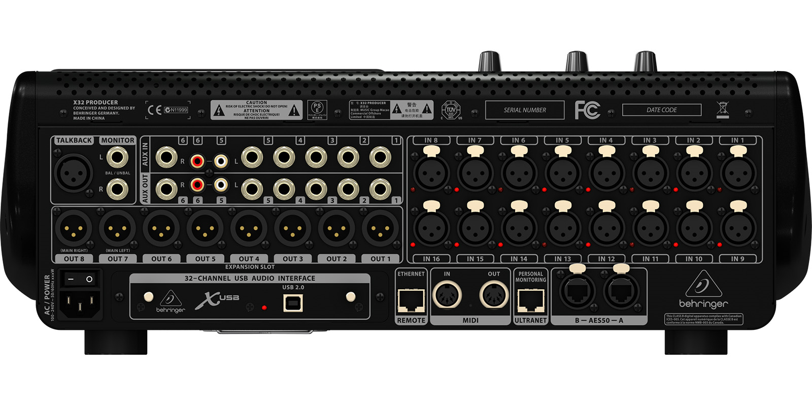 Foto 5 pulgar | Behringer X32 Producer Mezcladora Digital De 32 Canales