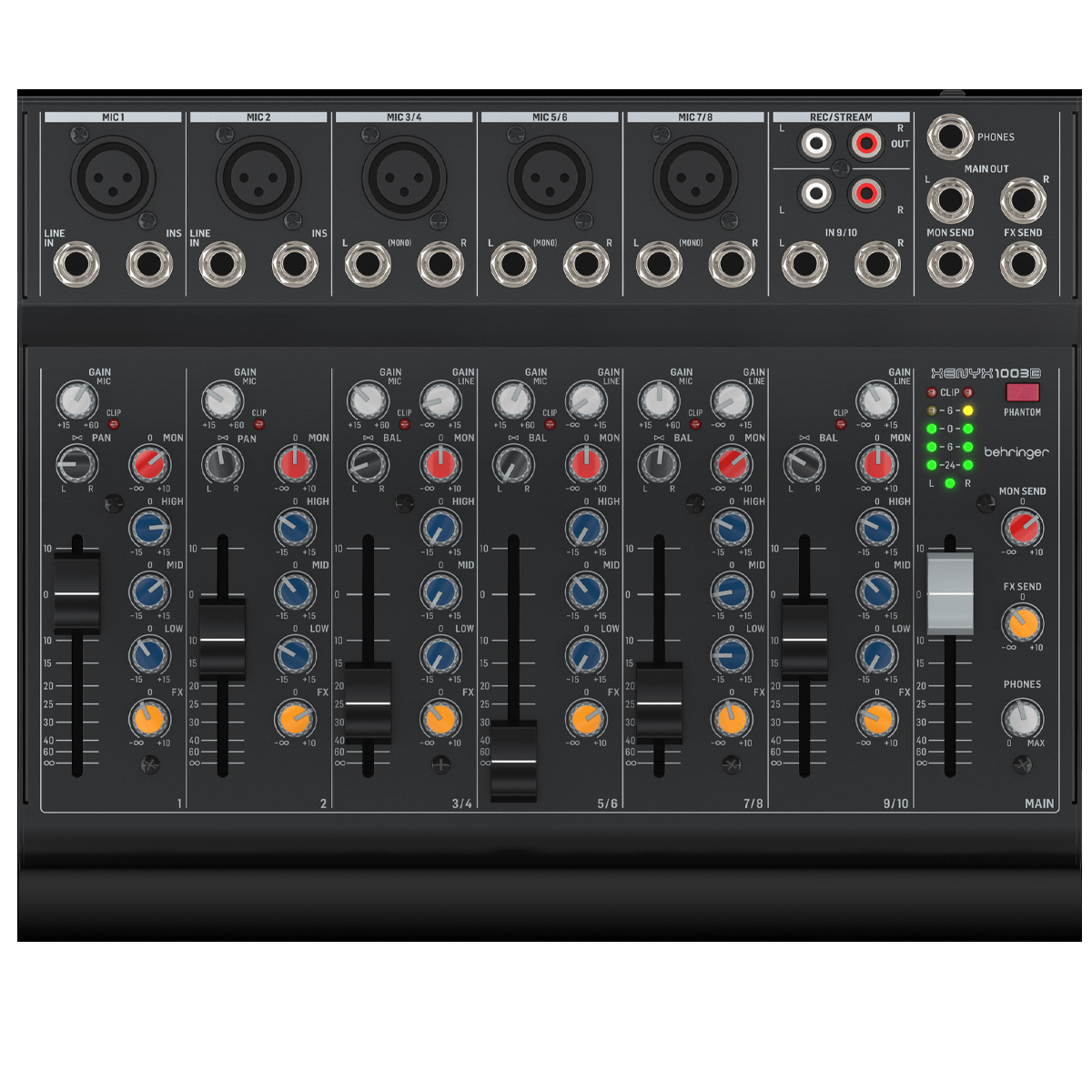 Behringer Xenyx 1003 Mezclador 10 Ch Podcast Mixer