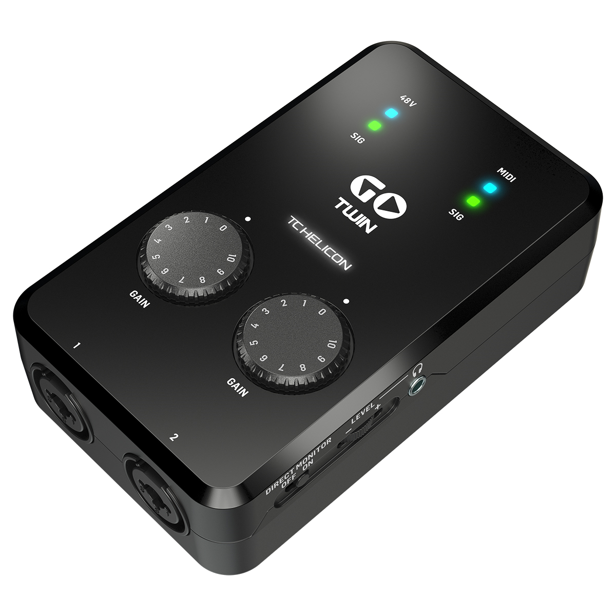 Tc Helicon Go Twin Interfaz De Audio / Midi 2 Ch Hd Portátil