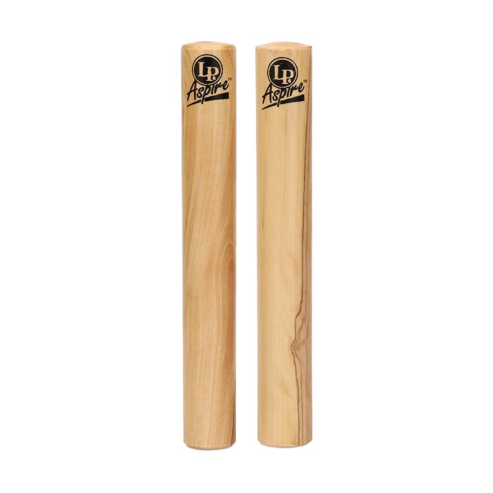 Foto 2 pulgar | Claves Grandes De Madera Blanca Lp Aspire Latin Percussion Lpa165 Color Beige Par