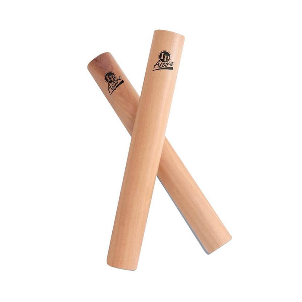 Foto 3 pulgar | Claves Grandes De Madera Blanca Lp Aspire Latin Percussion Lpa165 Color Beige Par
