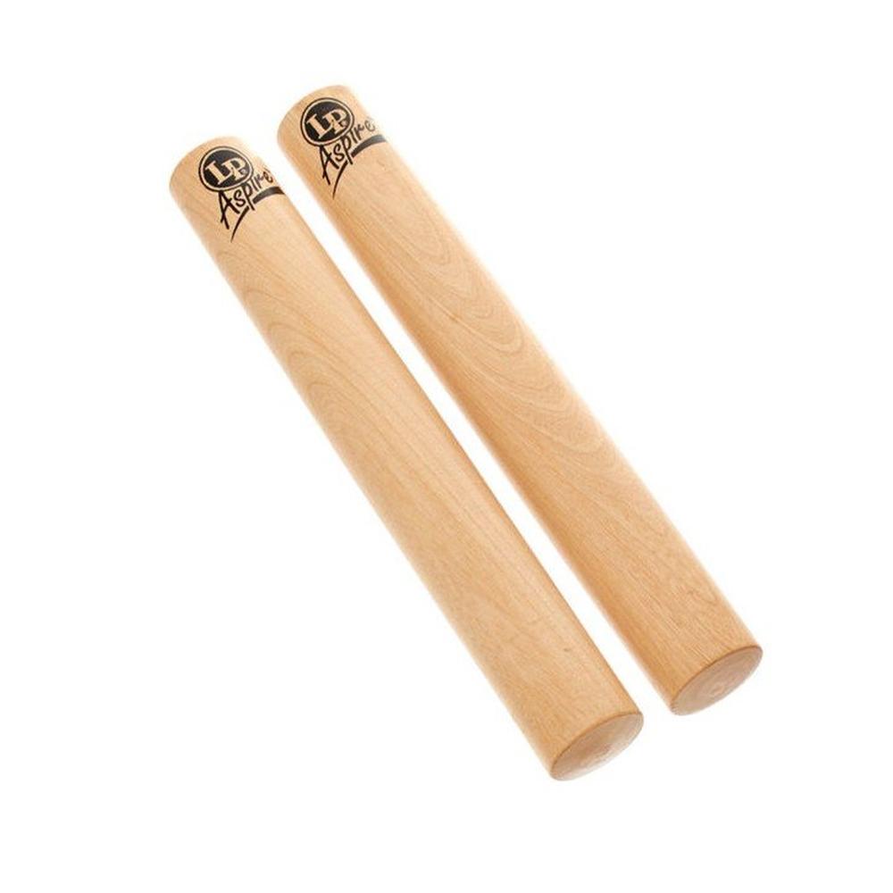 Foto 4 pulgar | Claves Grandes De Madera Blanca Lp Aspire Latin Percussion Lpa165 Color Beige Par