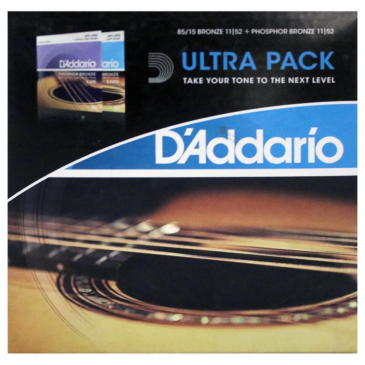 Paquete Encordaduras EZ910 y EJ26 para Guitarra Clásica D'Addario EZ910-EJ26 1 Set de 12 Piezas