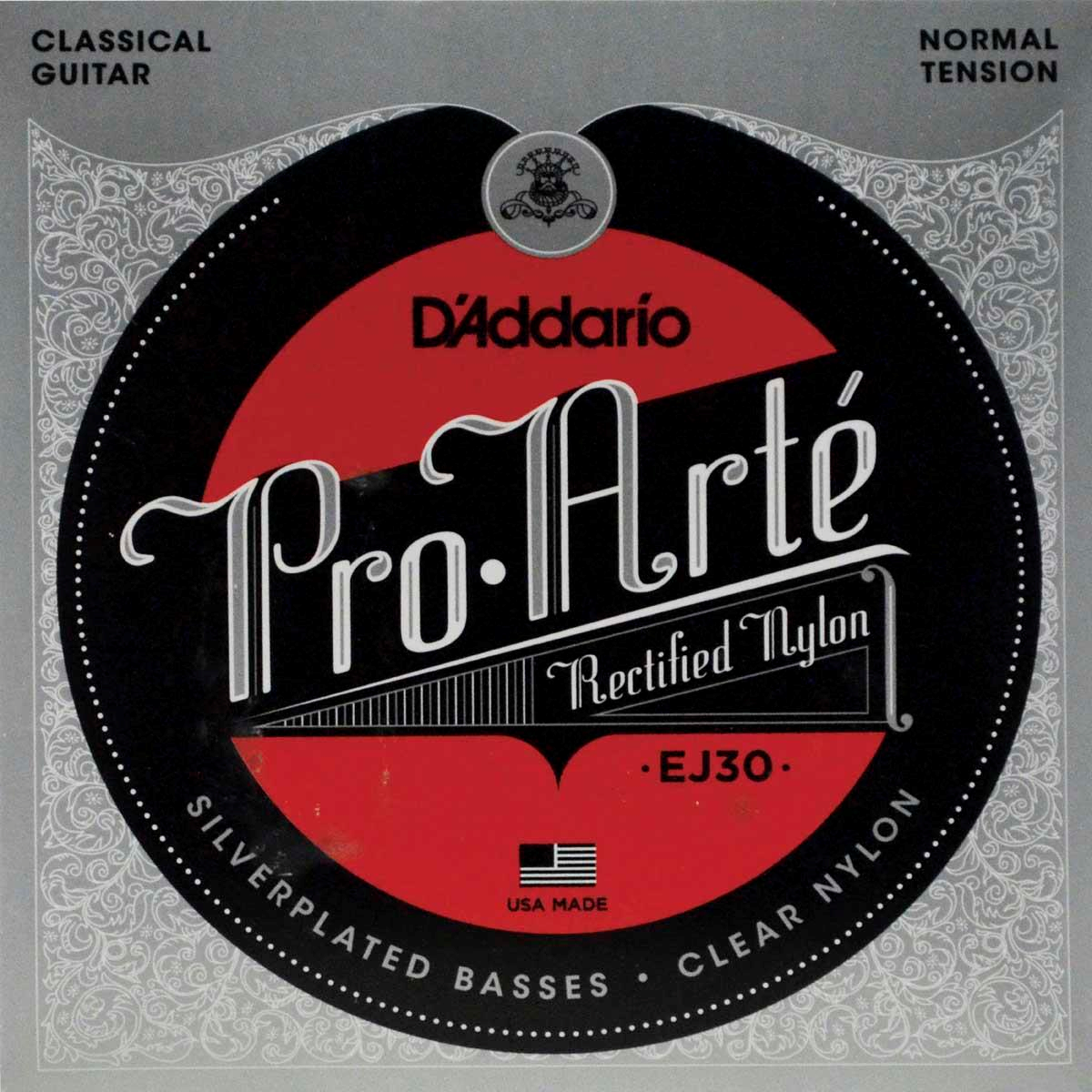 Juego 6 Cuerdas para Guitarra D'Addario Pro Arté EJ30 Nailon Tensión Normal