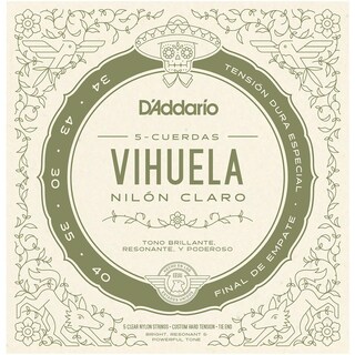 Foto 1 | Daddario Mv10c Juego 5 Cuerdas P/ Vihuela Nylon Tensión Custom