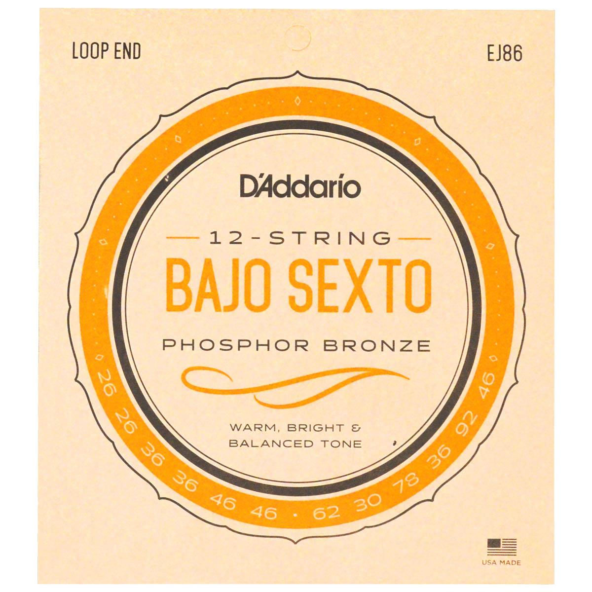 Foto 2 pulgar | Juego de Cuerdas Daddario para Bajo Sexto