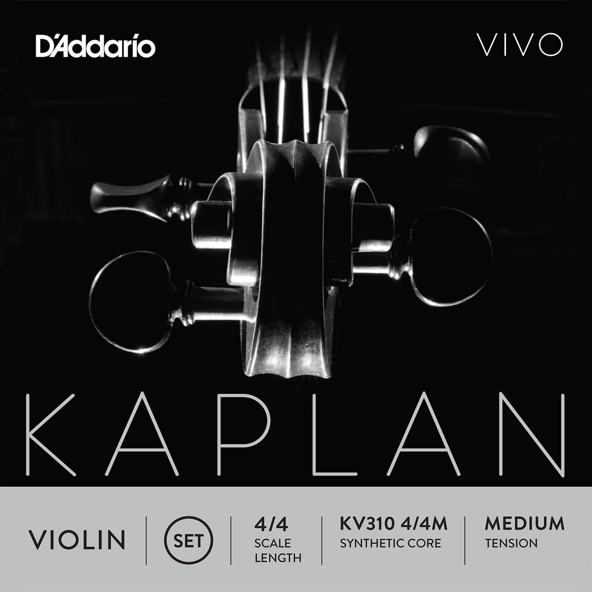 Juego de Cuerdas para Violín Daddario Kv310 4/4m 4/4 Tensión M