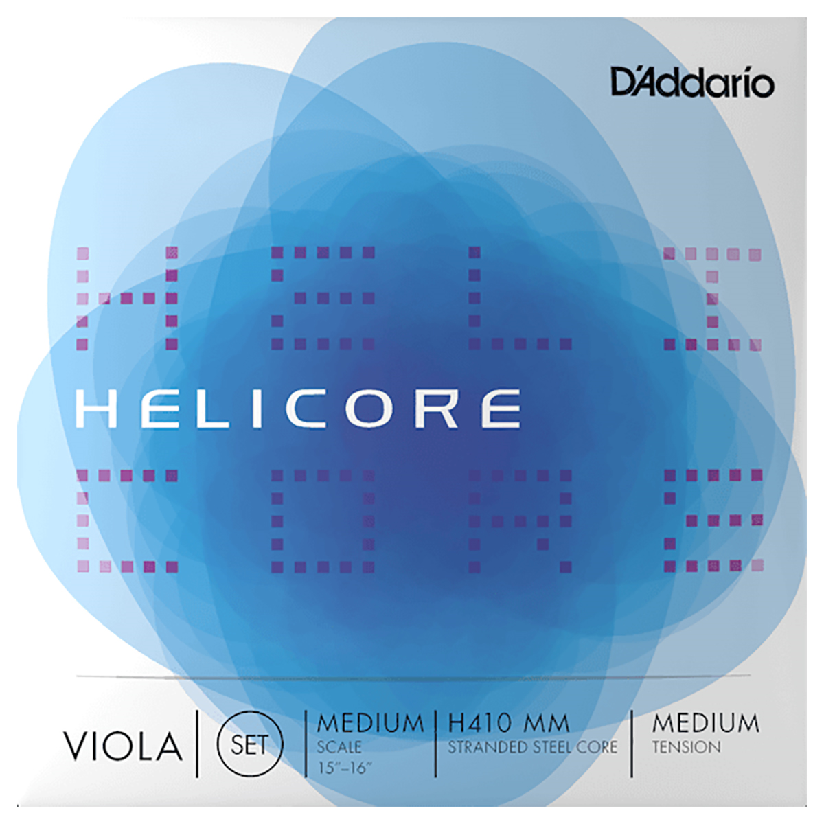 Daddario H410 Mm Cuerdas Helicore Para Viola Escala Media