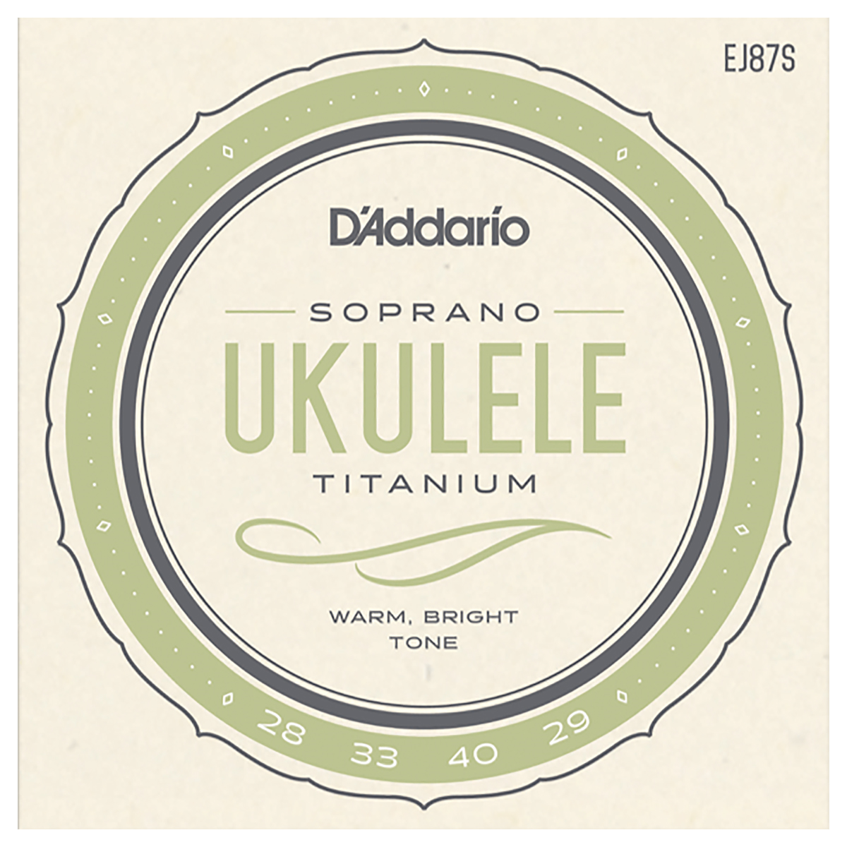 Juego de Cuerdas D'Addario EJ87S para Ukelele Soprano