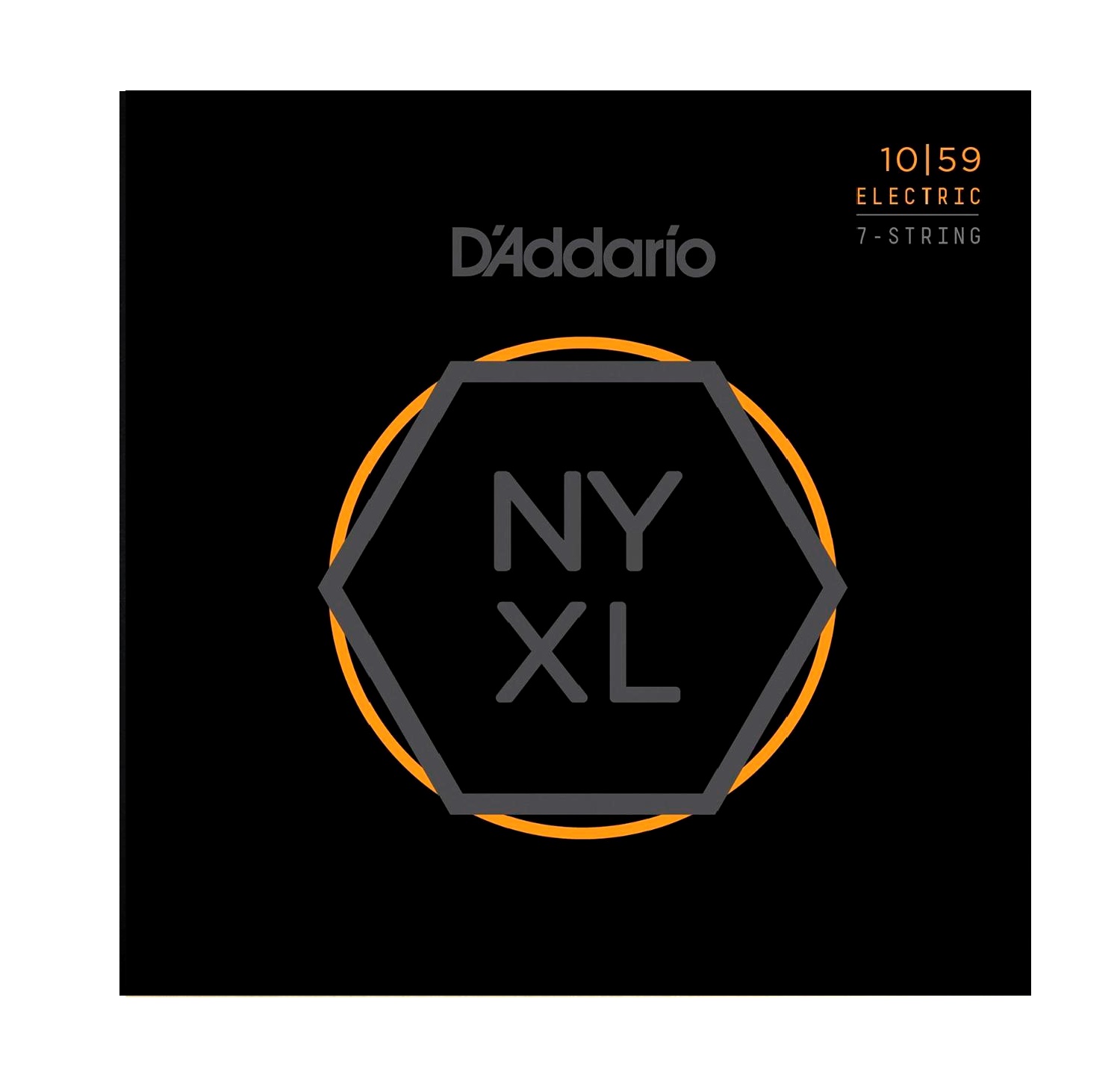 Foto 2 pulgar | Juego de 7 Cuerdas para Guitarra Eléctrica Daddario Nyxl1059