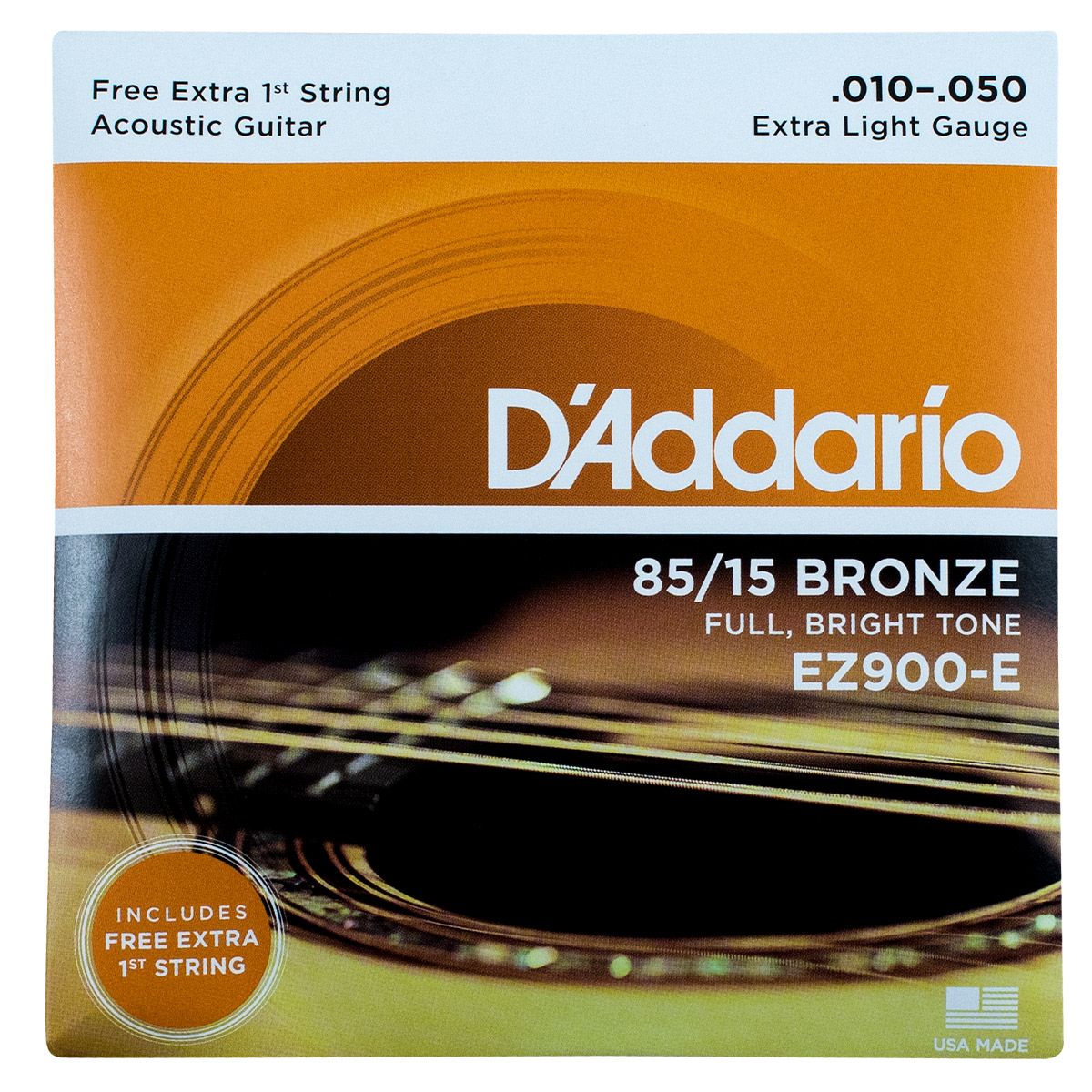 Entorchado de Bronce Daddario Ez890e para Guitarra