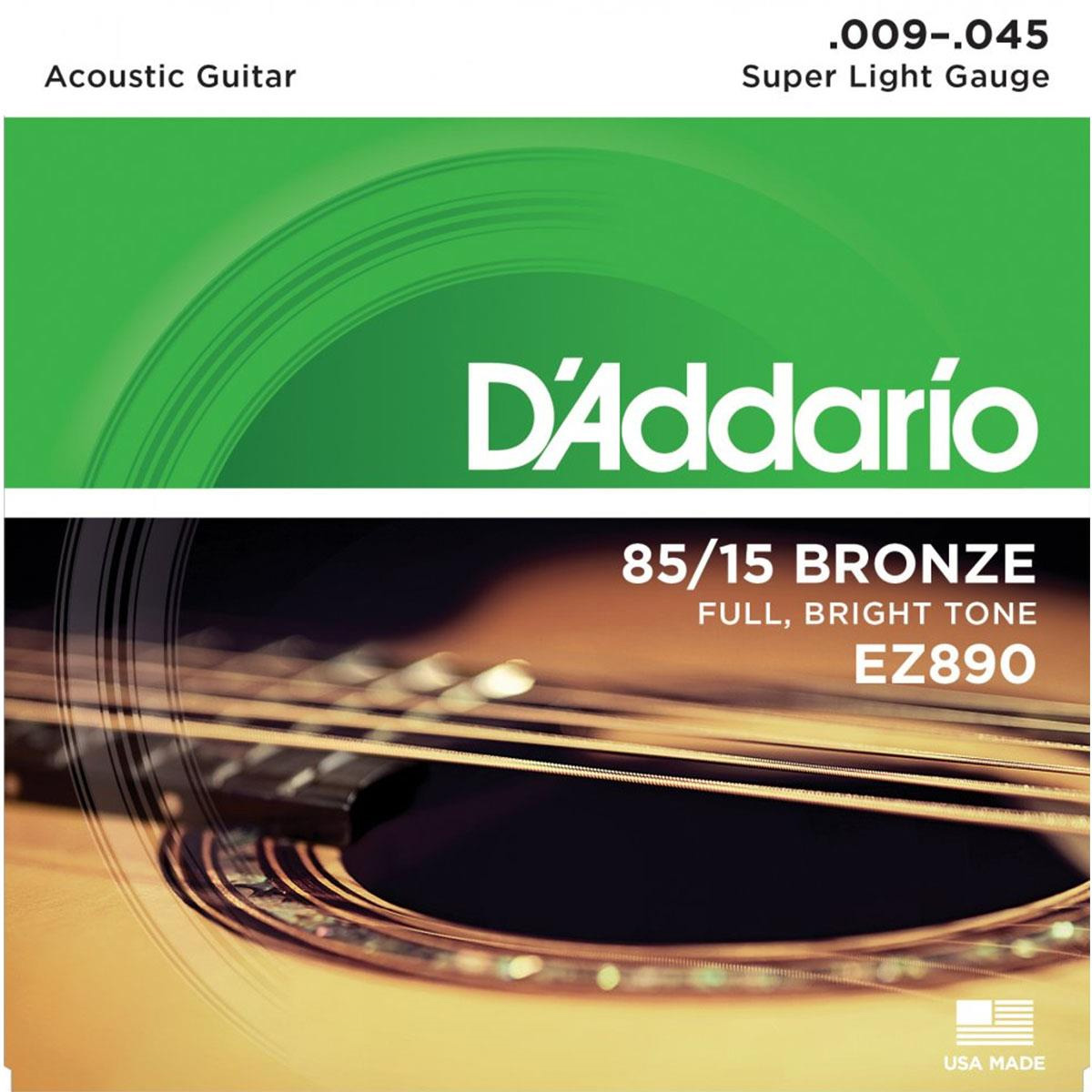 Cuerdas Daddario Ez890e para Guitarra Acústica